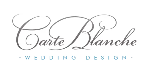 carte blanche wedding design logo
